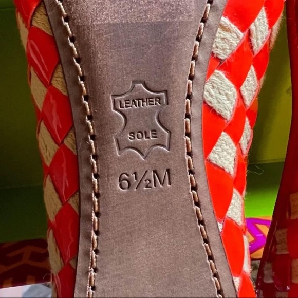 🔥1 hour sale - Worn 1X, Tory Burch, ballet Prescott flats, orange cream, 6.5 - Picture 5 of 11